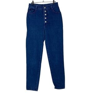 Vintage bongo button front high-rise jeans